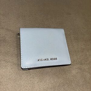 Michael Kors Blue Grey Card Holder